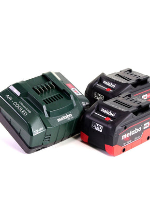 Metabo BS 18 LTX-3 BL QI perceuse-visseuse sans fil 18 V 120 Nm sans balais + 2 batteries LiHD 8,0 Ah + chargeur + MetaLoc