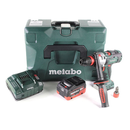 Metabo SB 18 LTX-3 BL QI taladro percutor a batería 18 V 120 Nm sin escobillas + 1x batería LiHD 5,5 Ah + cargador + metaBOX