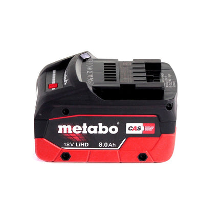 Metabo SB 18 LTX-3 BL QI taladro percutor a batería 18 V 120 Nm sin escobillas + 1x batería LiHD 8,0 Ah + metaBOX - sin cargador
