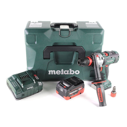 Metabo SB 18 LTX-3 BL QI taladro percutor a batería 18 V 120 Nm sin escobillas + 1x batería LiHD 8,0 Ah + cargador + metaBOX