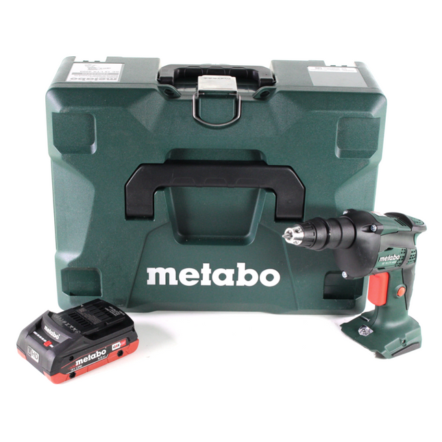 Metabo SE 18 LTX 4000 atornillador para construcción en seco a batería 18 V 7 Nm 1/4" + 1x batería LiHD 4,0 Ah + MetaLoc - sin cargador
