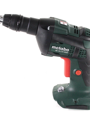 Metabo SE 18 LTX 4000 atornillador para obra seca a batería 18 V 7 Nm 1/4" + 1x batería LiHD 4,0 Ah + cargador + MetaLoc