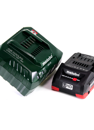 Metabo SE 18 LTX 4000 atornillador para obra seca a batería 18 V 7 Nm 1/4" + 1x batería LiHD 4,0 Ah + cargador + MetaLoc