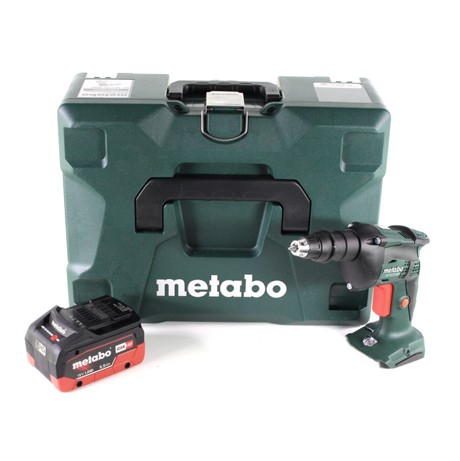 Metabo SE 18 LTX 4000 atornillador para construcción en seco a batería 18 V 7 Nm 1/4" + 1x batería LiHD 5,5 Ah + MetaLoc - sin cargador