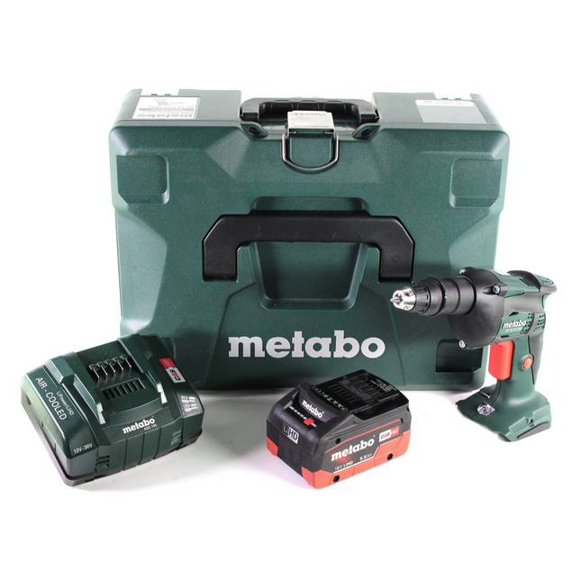 Metabo SE 18 LTX 4000 atornillador para obras en seco a batería 18 V 7 Nm 1/4" + 1x batería LiHD 5,5 Ah + cargador + MetaLoc