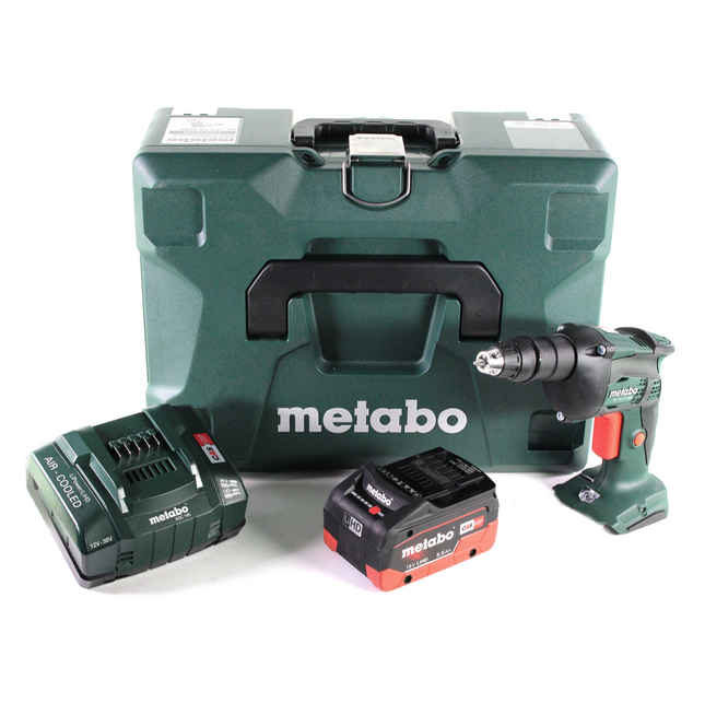 Metabo SE 18 LTX 4000 atornillador para obras en seco a batería 18 V 7 Nm 1/4" + 1x batería LiHD 5,5 Ah + cargador + MetaLoc