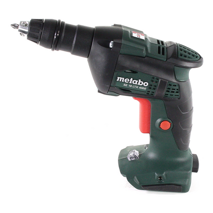Metabo SE 18 LTX 4000 atornillador para obras en seco a batería 18 V 7 Nm 1/4" + 2x batería LiHD 5,5 Ah + cargador + MetaLoc