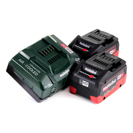 Metabo SE 18 LTX 4000 atornillador para obras en seco a batería 18 V 7 Nm 1/4" + 2x batería LiHD 5,5 Ah + cargador + MetaLoc