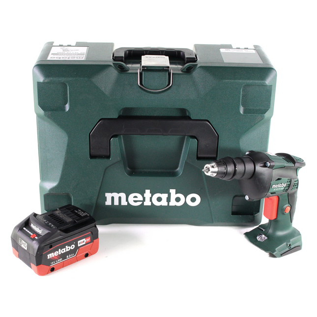 Metabo SE 18 LTX 4000 atornillador para construcción en seco a batería 18 V 7 Nm 1/4" + 1x batería LiHD 8,0 Ah + MetaLoc - sin cargador