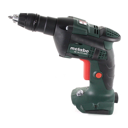 Metabo SE 18 LTX 4000 atornillador para obra seca a batería 18 V 7 Nm 1/4" + 1x batería LiHD 8,0 Ah + cargador + MetaLoc