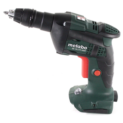 Metabo SE 18 LTX 4000 atornillador para obras en seco a batería 18 V 7 Nm 1/4" + 2x batería LiHD 8,0 Ah + cargador + MetaLoc
