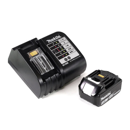 Taladro percutor inalámbrico Makita DHP 456 SFTK 18 V 50 Nm + 1x batería 3,0 Ah + cargador + set de accesorios 101 piezas + estuche