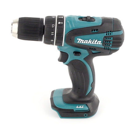 Taladro percutor inalámbrico Makita DHP 456 SGTK 18 V 50 Nm + 1x batería 6,0 Ah + cargador + set de accesorios 101 piezas + estuche