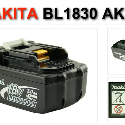 Makita BDF 456 RF 18 V  Li-Ion Akku Bohrschrauber + 1x Makita BL1830 B Akku + Makita Lader DC18RC + Koffer - Toolbrothers