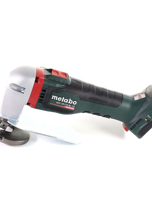 Metabo SCV 18 LTX BL 1.6 Akku Blechschere 18 V Brushless + 1x LiHD Akku 4,0 Ah + Ladegerät + MetaLoc