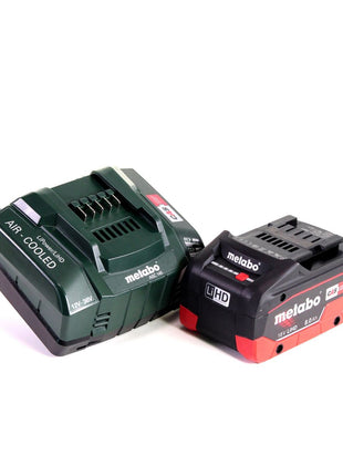 Metabo SCV 18 LTX BL 1.6 Akku Blechschere 18 V Brushless + 1x LiHD Akku 8,0 Ah + Ladegerät + MetaLoc