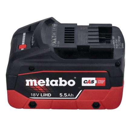 Nibbler de batería Metabo NIV 18 LTX BL 1.6 18 V sin escobillas + 1x batería LiHD 5,5 Ah + metaBOX - sin cargador