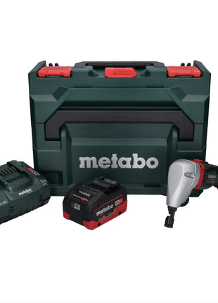 Roedor de batería Metabo NIV 18 LTX BL 1.6 Roedor sin escobillas de 18 V + 1x batería LiHD 5,5 Ah + cargador + metaBOX