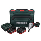 Nibbler de batería Metabo NIV 18 LTX BL 1.6 Nibbler sin escobillas de 18 V + 2 baterías LiHD de 8,0 Ah + cargador + metaBOX