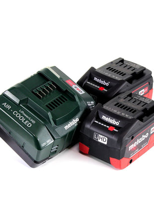 Metabo NIV 18 LTX BL 1.6 Grignoteuse sans fil 18 V GRATUIT 3 ans de service complet protection complète sans balai + 2x Batteries LiHD 5,5 Ah + Chargeur + MetaLoc