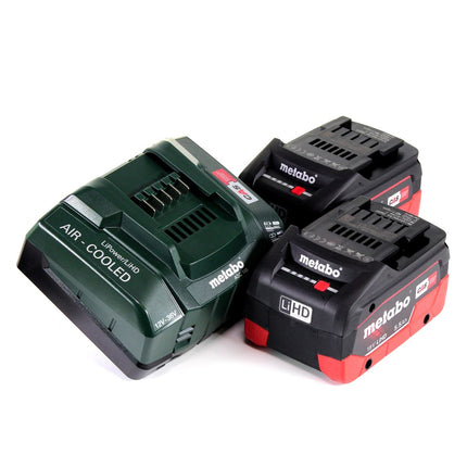 GRATIS 3 años de servicio completo protección integral Metabo SCV 18 LTX BL 1.6 batería tijeras de hojalatero 18 V sin escobillas + 2x batería LiHD 5,5 Ah + cargador + MetaLoc