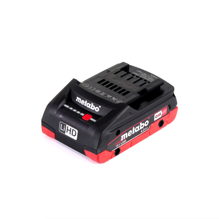 Metabo KHA 18 LTX BL 24 Martillo combinado a batería Quick 18 V 2,2 J SDS-plus sin escobillas + 1x batería LiHD 4,0 Ah + MetaLoc - sin cargador