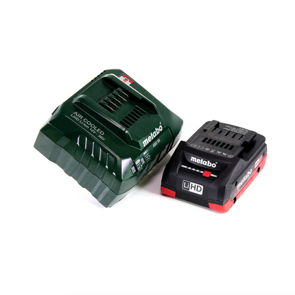 Metabo KHA 18 LTX BL 24 Quick martillo combinado con batería 18 V 2,2 J SDS-plus sin escobillas + 1x batería LiHD 4,0 Ah + cargador + MetaLoc
