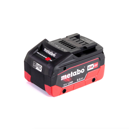 Metabo KHA 18 LTX BL 24 Martillo combinado a batería Quick 18 V 2,2 J SDS-plus sin escobillas + 1x batería LiHD 8,0 Ah + MetaLoc - sin cargador