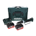 Metabo GA 18 LTX amoladora recta a batería 18 V + 2x batería LiHD 5,5 Ah + cargador + MetaLoc