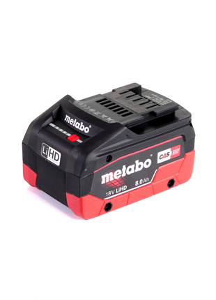 Metabo GA 18 LTX amoladora recta a batería 18 V + 1x batería LiHD 8,0 Ah + MetaLoc - sin cargador