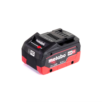 Metabo GA 18 LTX amoladora recta a batería 18 V + 1x batería LiHD 8,0 Ah + MetaLoc - sin cargador