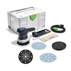 Festool ETS 150/5 EQ-Plus Exzenterschleifer 310 W 150 mm + 250x Schleifscheibe + 2x Protection Pad + Interface Pad + systainer - Toolbrothers