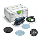 Festool ETS EC150/3 EQ-Plus Exzenterschleifer 400 W 150 mm Brushless + 250x Schleifscheiben + 2x Protection Pad + Interface Pad + systainer - Toolbrothers