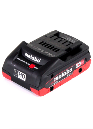 Juego básico de adaptador de corriente para batería Metabo PA 14.4-18 LED-USB con 1 batería LiHD de 4,0 Ah - sin cargador