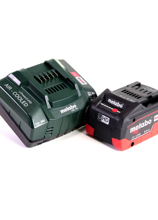 Metabo PA 14.4-18 LED-USB Akku Power Adapter Basis Set mit 1x LiHD Akku 8,0 Ah + Ladegerät ASC145