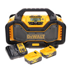 DeWalt DCR 027 P2 Battery Radio DAB+ 10.8-18.0 V + 2x Battery 5.0 Ah + Charger