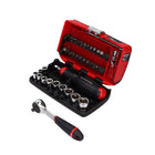 Juego de llaves de vaso Facom R2NANO 38 piezas 1/4'' (834486) + estuche