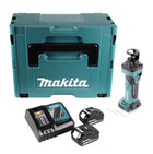 Makita DCO 180 RGJ Akku Rotationsschneider 18 V 30.000 U/min + 2x Akku 6,0 Ah + Ladegerät + Makpac