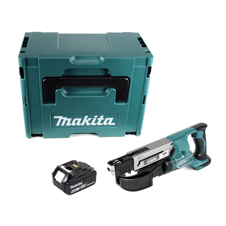 Makita DFR 550 G1J Visseuse automatique sans fil 18 V - 25 - 55 mm + 1x Batterie 6,0 Ah + Makpac - sans chargeur