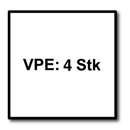 Meisterling Nastro adesivo 50 mm x 25 m ( 4x 006300000110 ) - 4 pz., a dispersione acrilica