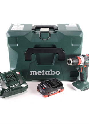 Taladro atornillador a batería Metabo BS 18 L BL Q 18 V 60 Nm sin escobillas + MetaLoc + 1 batería LiHD de 4,0 Ah + cargador