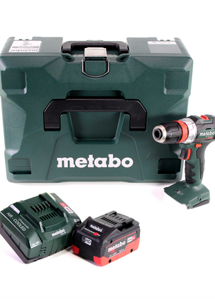 Taladro atornillador a batería Metabo BS 18 L BL Q 18 V 60 Nm sin escobillas + MetaLoc + 1 batería LiHD de 8,0 Ah + cargador