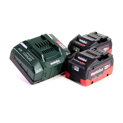Metabo BS 18 L BL Q perceuse-visseuse sans fil 18 V 60 Nm sans balais + MetaLoc + 2x batterie 8,0 Ah LiHD + chargeur