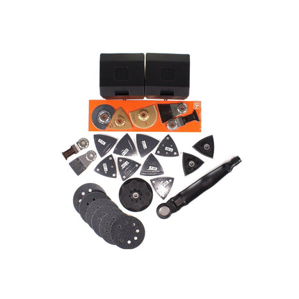 FEIN MultiMaster Top FMM 350 QSL  Utensile multifunzione in valigetta da trasporto + Accessori da 43 pezzi