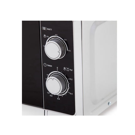 Sharp R200INW Micro-ondes à contrôle mécanique Argenté 20 l 800 W