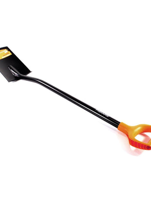 Fiskars ErgoComfort Solid Gärtnerspaten Gartenspaten rund ( 131403 ) ergonomischer Stiel mit Trittfläche