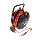 Carro portamanguera Fiskars rueda hidráulica L 30 m manguera (1023644) + accesorios