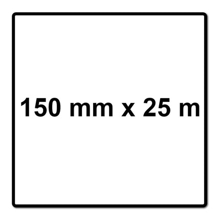 Meisterling Universal Tape / Multi Tape MicroPLUS 150 mm x 25 m 4 pièces (4x 006050000441) ruban adhésif