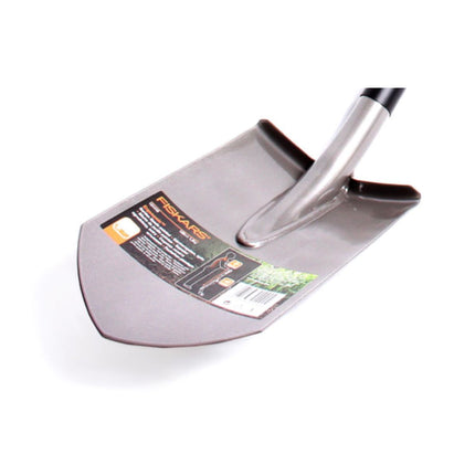 Fiskars Pala de jardín ergonómica redonda (131400) + Pala de jardinería ergonómica puntiaguda (131410)