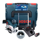 Sierra circular inalámbrica Bosch GKS 12V-26 Professional 12 V 85 mm + 1x batería 3,0 Ah + cargador + hoja de sierra + L-Boxx